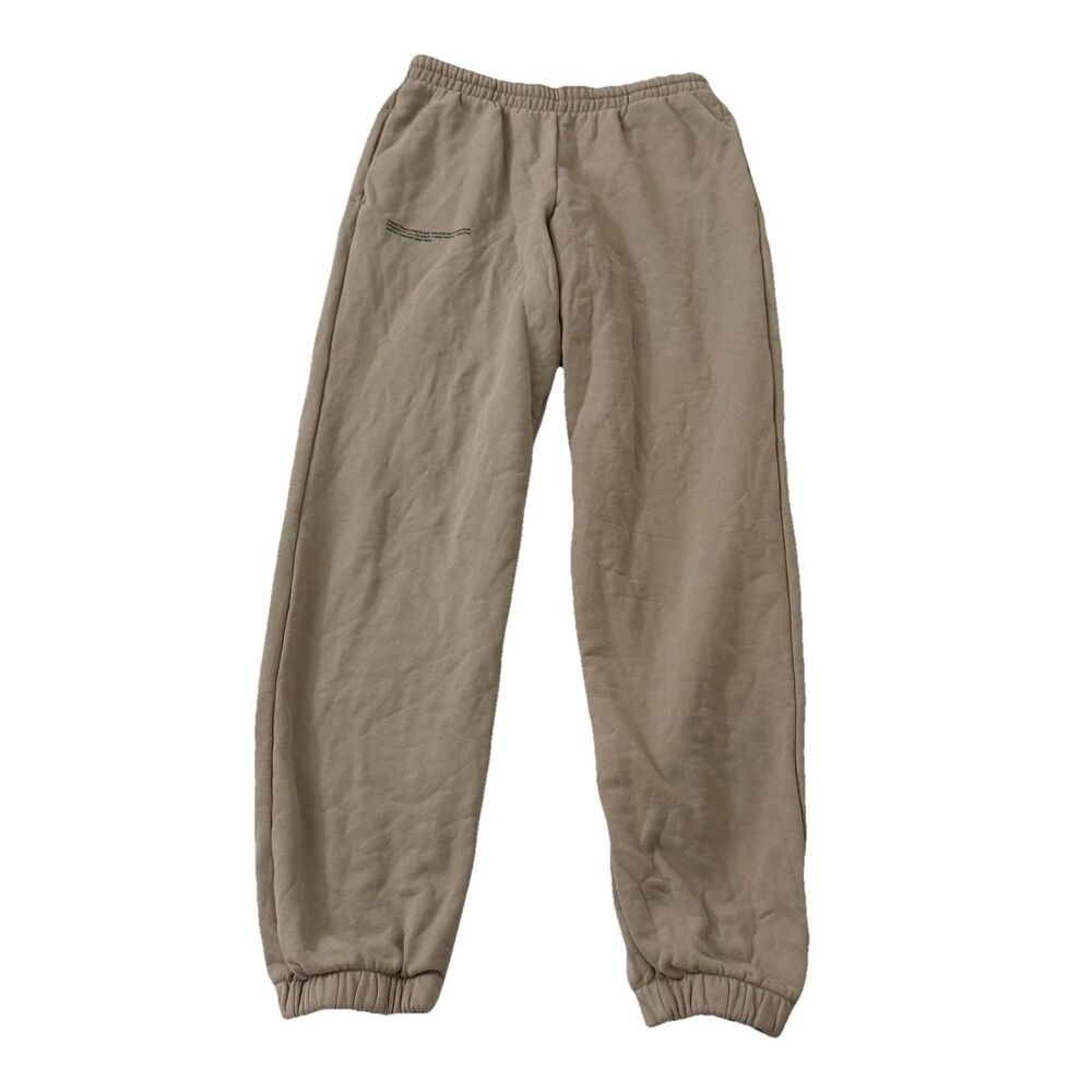 Pangaia Sweatpants Womens XS Stone Beige Organic Cotton‎ 365 Track Drawstring